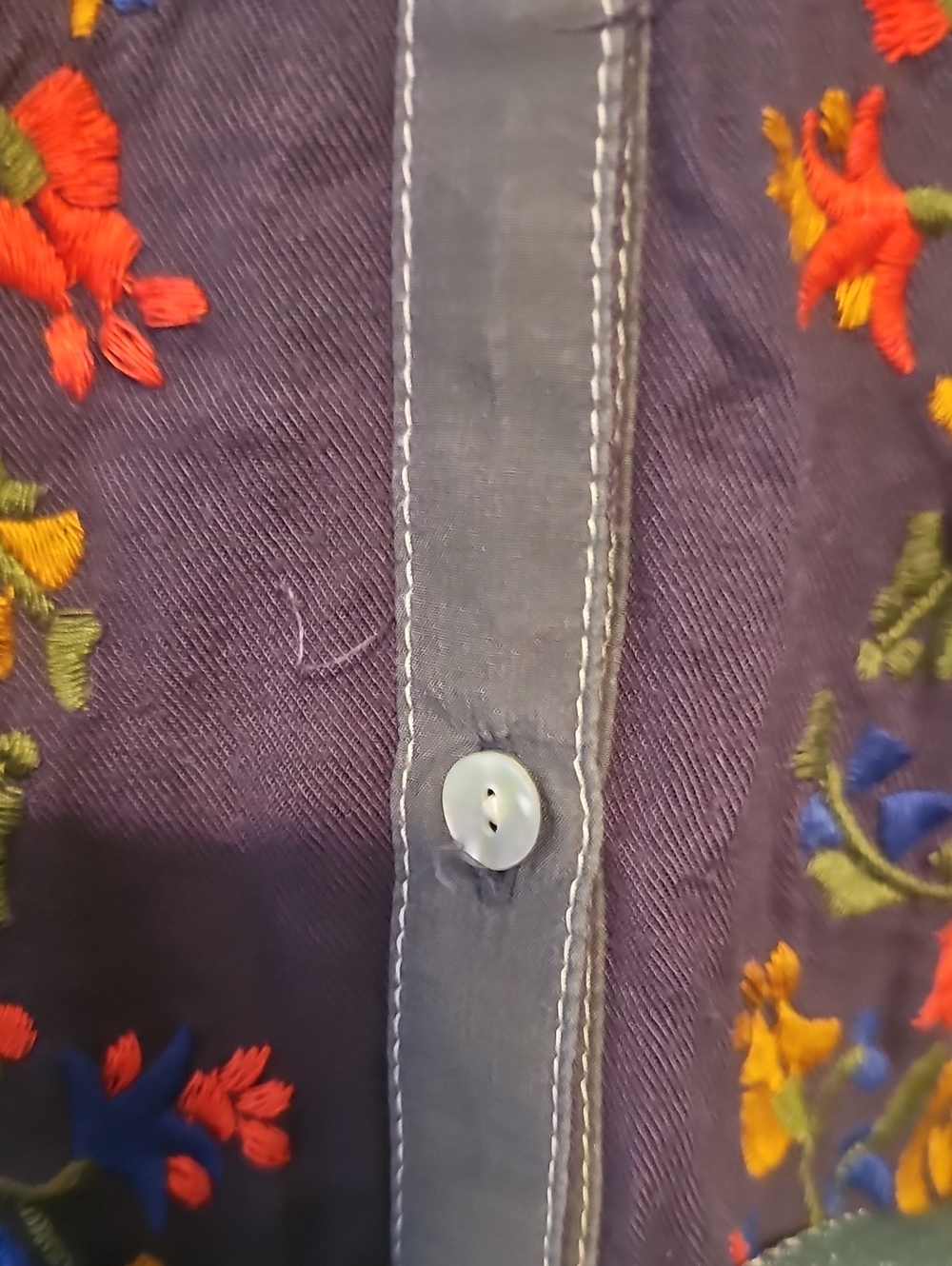 Anthropologie Tiny Embroidered Floral Dress - Picture 4 of 9